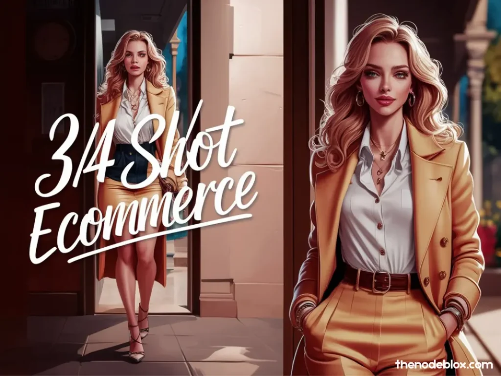 3/4 shot ecommerce​