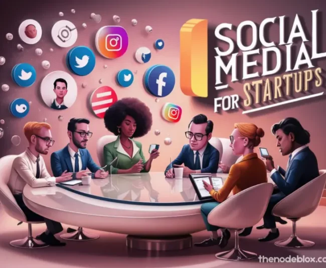 social media for startups