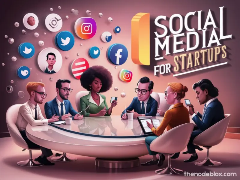 social media for startups
