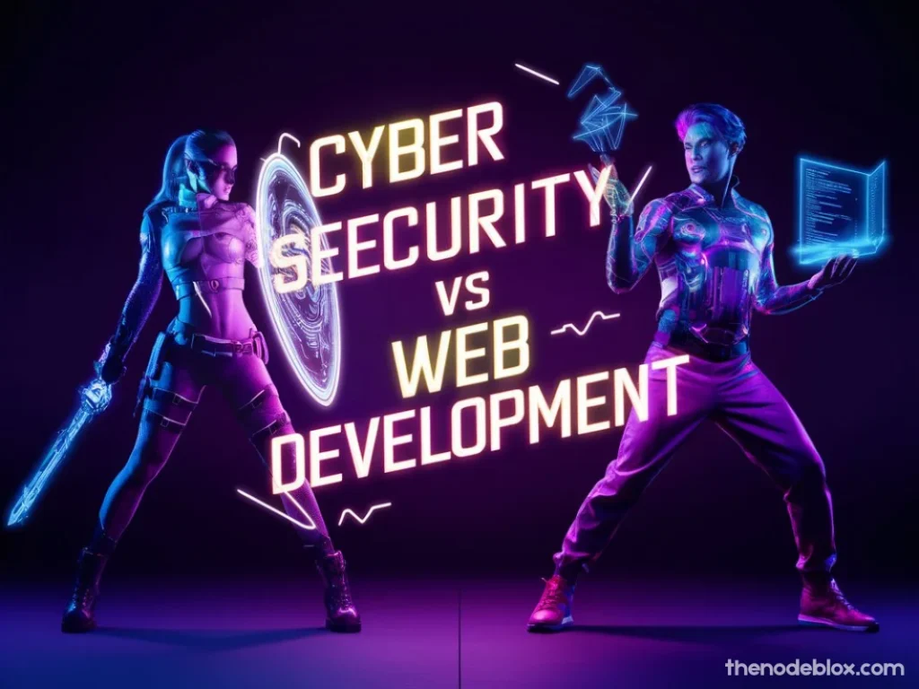 cyber security vs web development