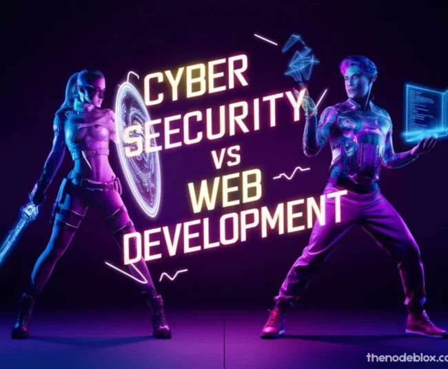 cyber security vs web development