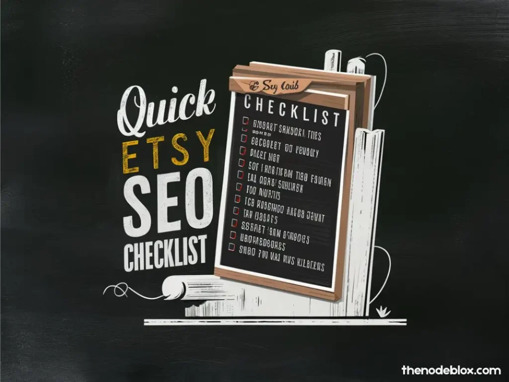 Quick Etsy SEO Tools Checklist You Can Use Today